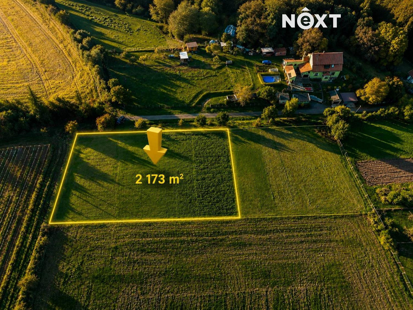 Prodej stavebního pozemku 2 173 m²