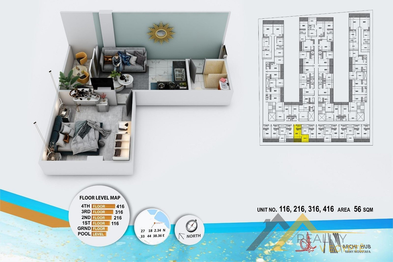 Prodej bytu 2+kk 56 m² – další