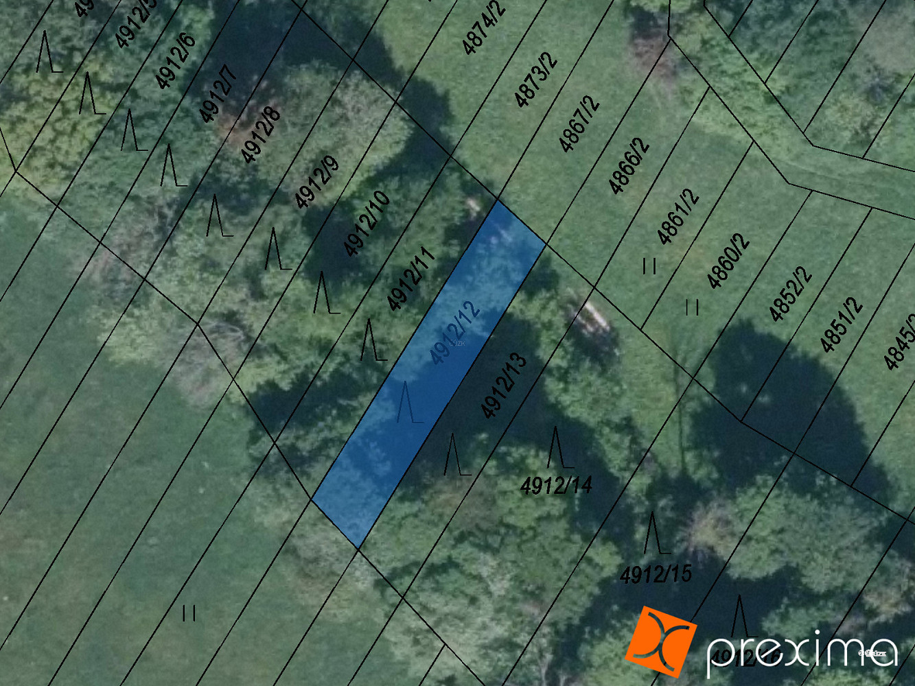 Prodej lesa 61 m²