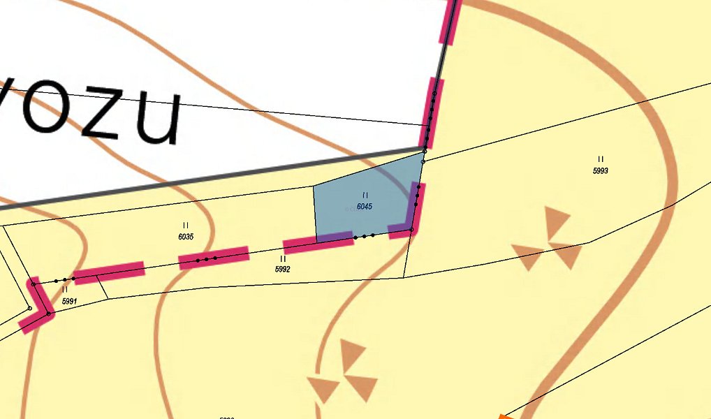 Prodej pole 185 m², Tasov – náhled fotky 3