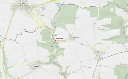 Dražba lesa 2 783 m², Břežany