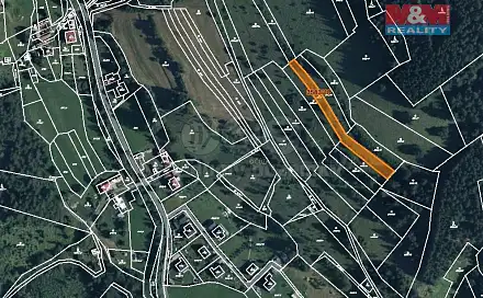 Prodej louky 2 509 m², Halenkov, okres Vsetín