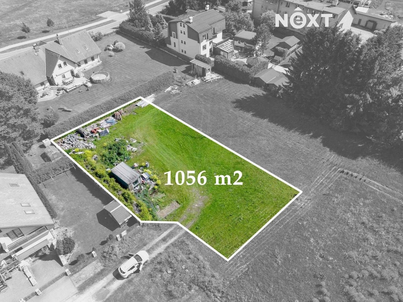 Prodej stavebního pozemku 1 056 m²