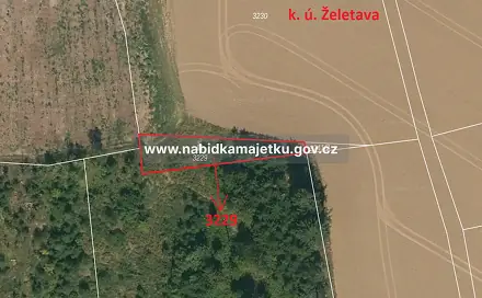 Prodej louky 316 m², Lesná, okres Třebíč