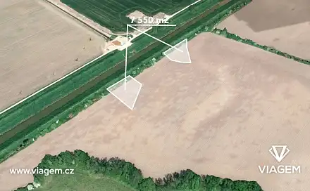 Prodej pole 1 887 m², Uherský Ostroh, okres Uherské Hradiště
