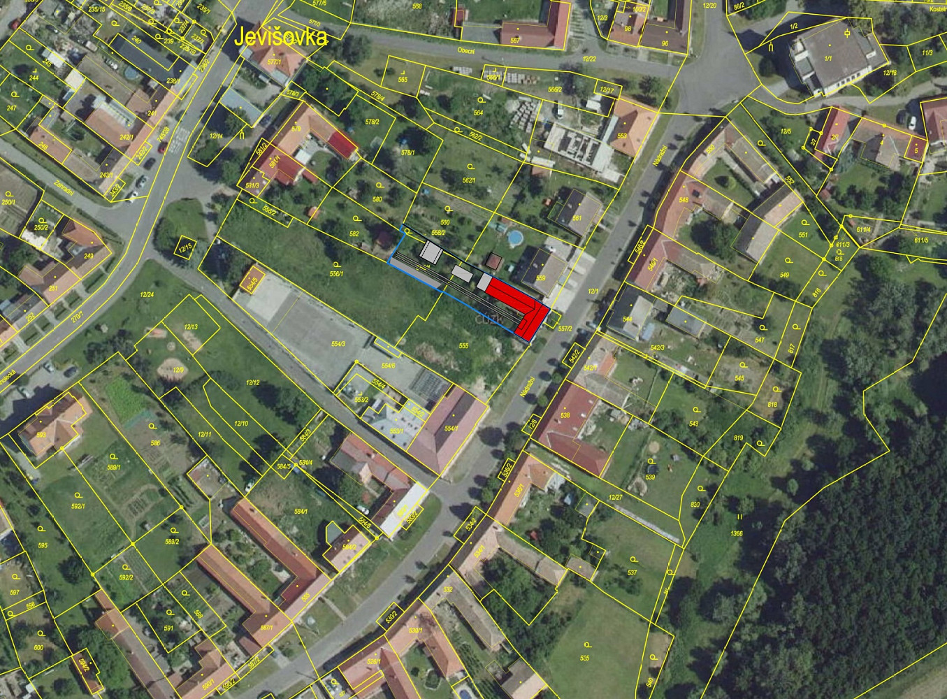 Prodej stavebního pozemku 750 m² – fotografie 5