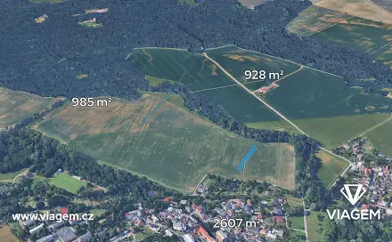 Prodej pole 452 m², Horka nad Moravou, okres Olomouc