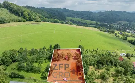 Prodej stavebního pozemku 2 142 m², Oznice, okres Vsetín