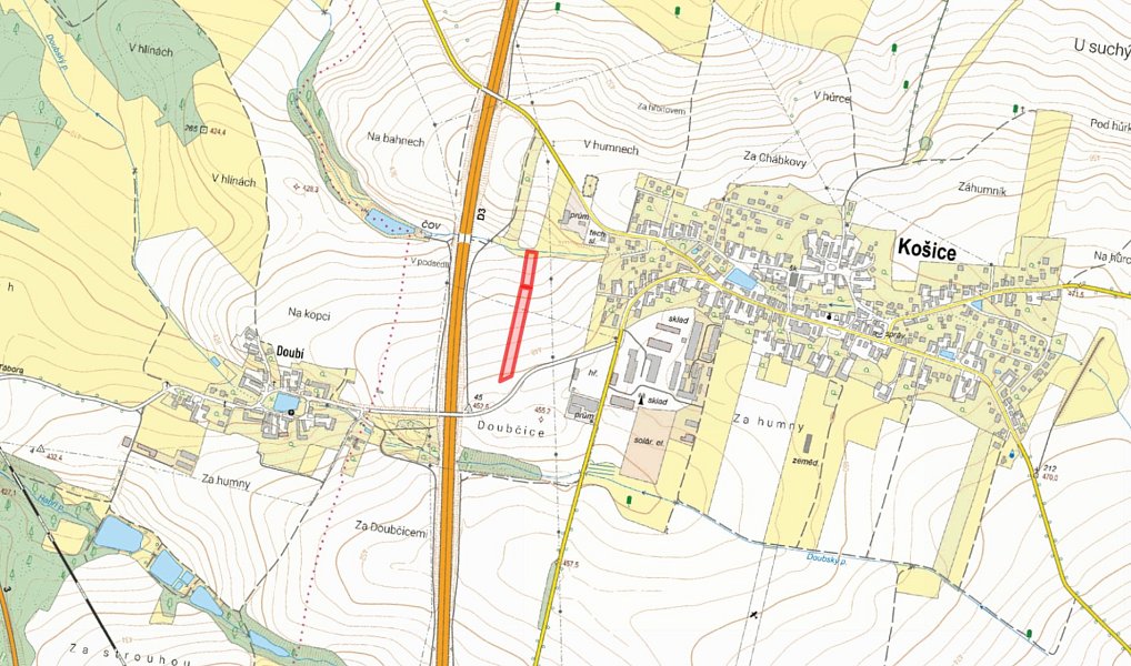 Prodej pole 4 048 m², Košice – náhled fotky 2