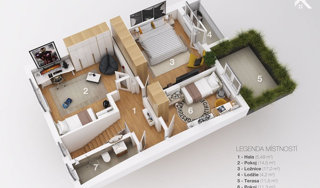 Prodej domu 170 m² s pozemkem 202 m², Újezd u Brna – náhled fotky 9