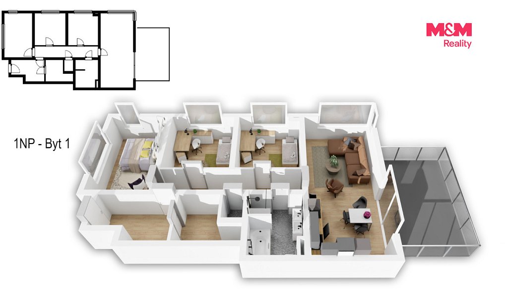Prodej bytu 5+kk 94 m², Říčany – náhled fotky 8