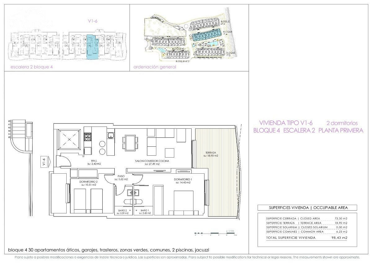 Piso 3+kk – Orihuela, Urbanización Miraflores IV, Playa Flamenca II - Vista 4
