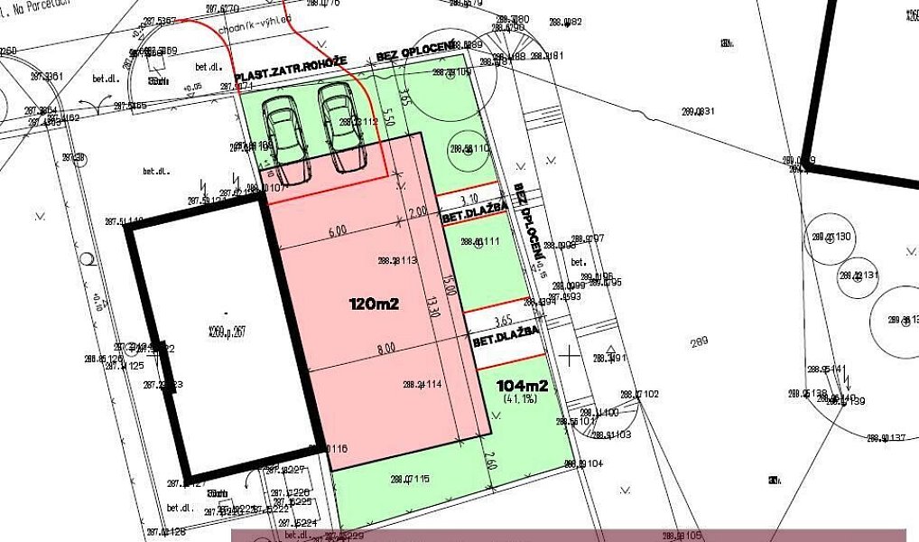 Prodej komerčního pozemku 253 m², Velké Přílepy – náhled fotky 5