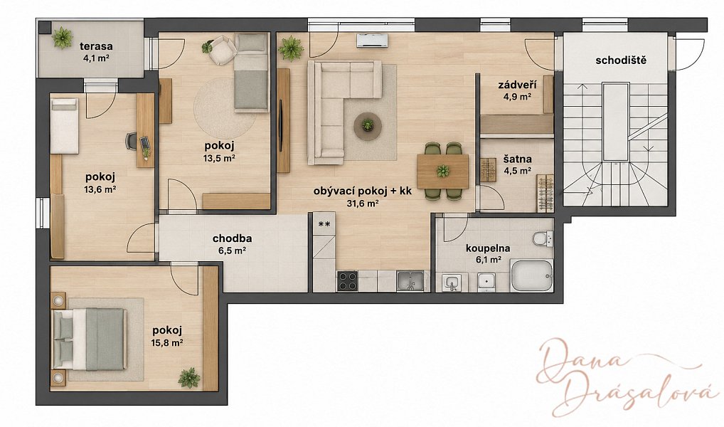 Prodej bytu 4+kk 99 m², Brno – náhled fotky 13