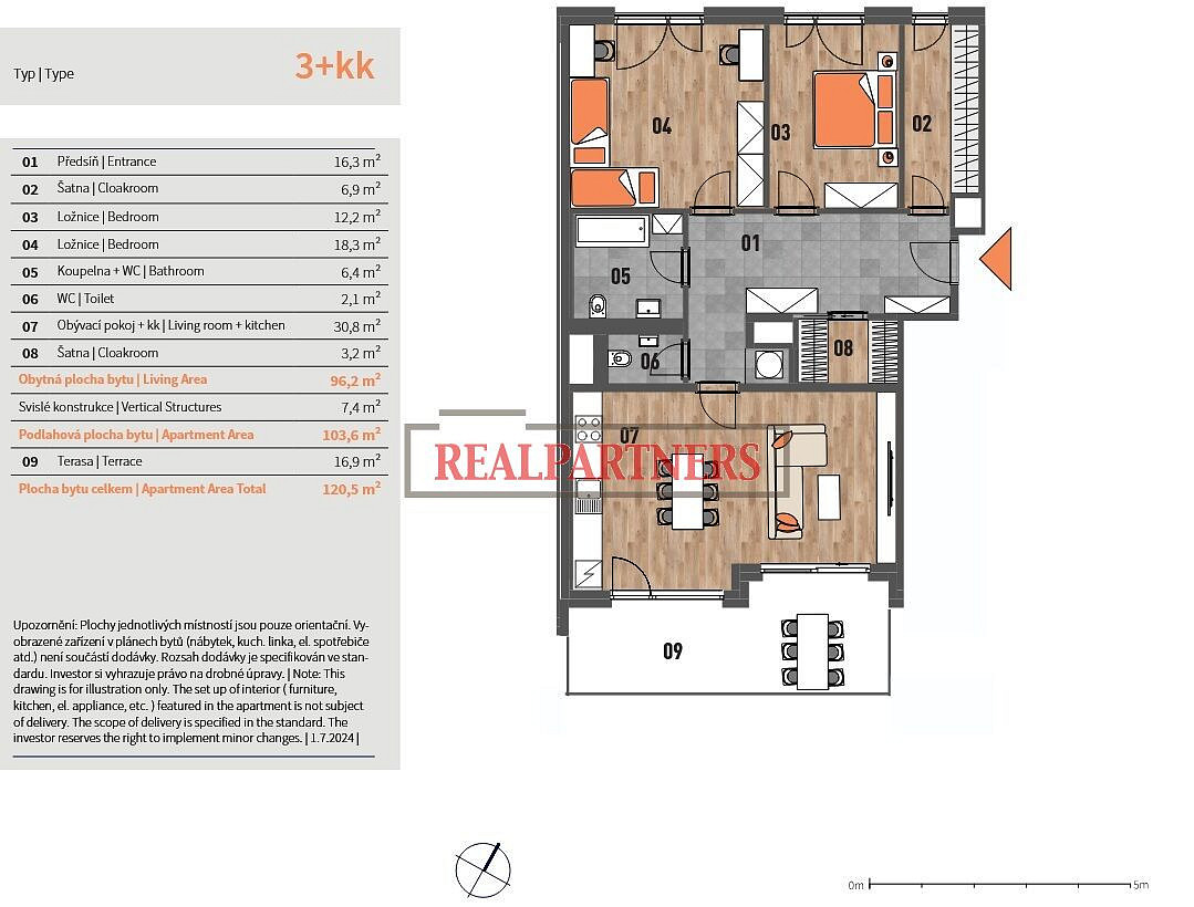 Prodej bytu 3+kk 120 m² – fotografie 2