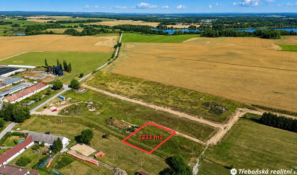 Prodej stavebního pozemku 1 333 m², Třeboň – náhled fotky 6