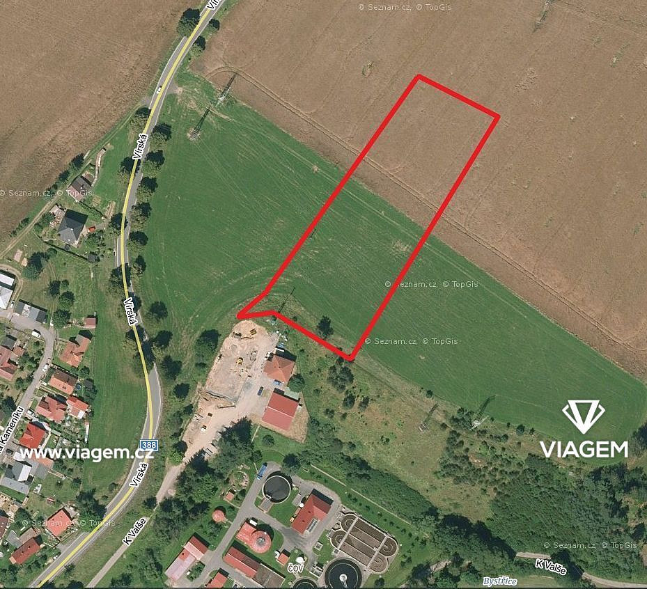 Prodej pole 1 816 m², Bystřice nad Pernštejnem