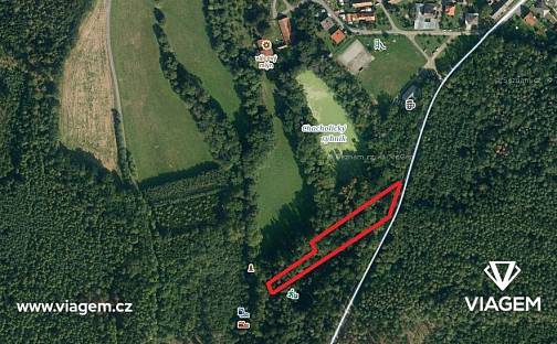 Prodej lesa 1 007 m², Chrast, okres Chrudim