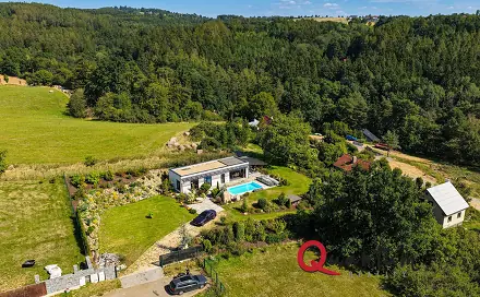 Prodej stavebního pozemku 2 054 m², Na Výsluní, Hrusice, okres Praha-východ