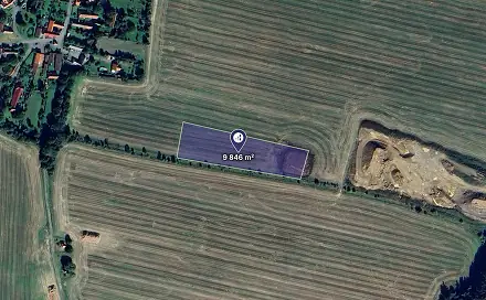 Prodej pole 9 846 m², Lukavec, okres Pelhřimov