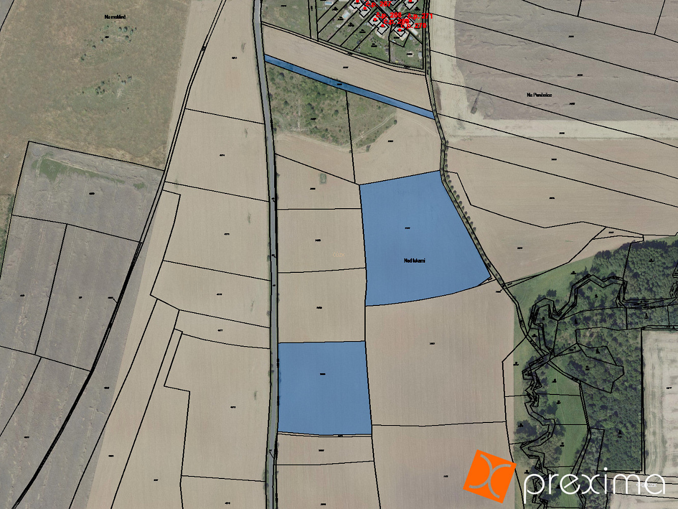Prodej pole 2 710 m²