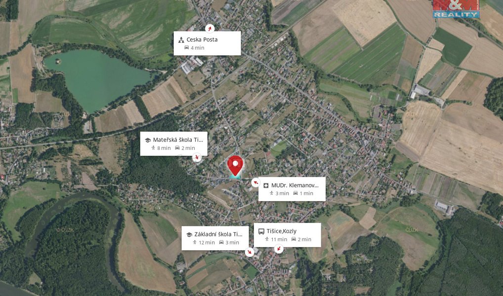 Prodej komerčního pozemku 3 208 m², Tišice – náhled fotky 9