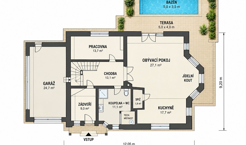 Prodej domu 150 m² s pozemkem 695 m², Staré Jesenčany – náhled fotky 3