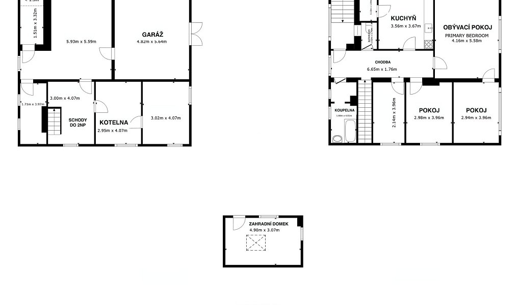 Prodej domu 190 m² s pozemkem 623 m², Vápenný Podol – náhled fotky 6