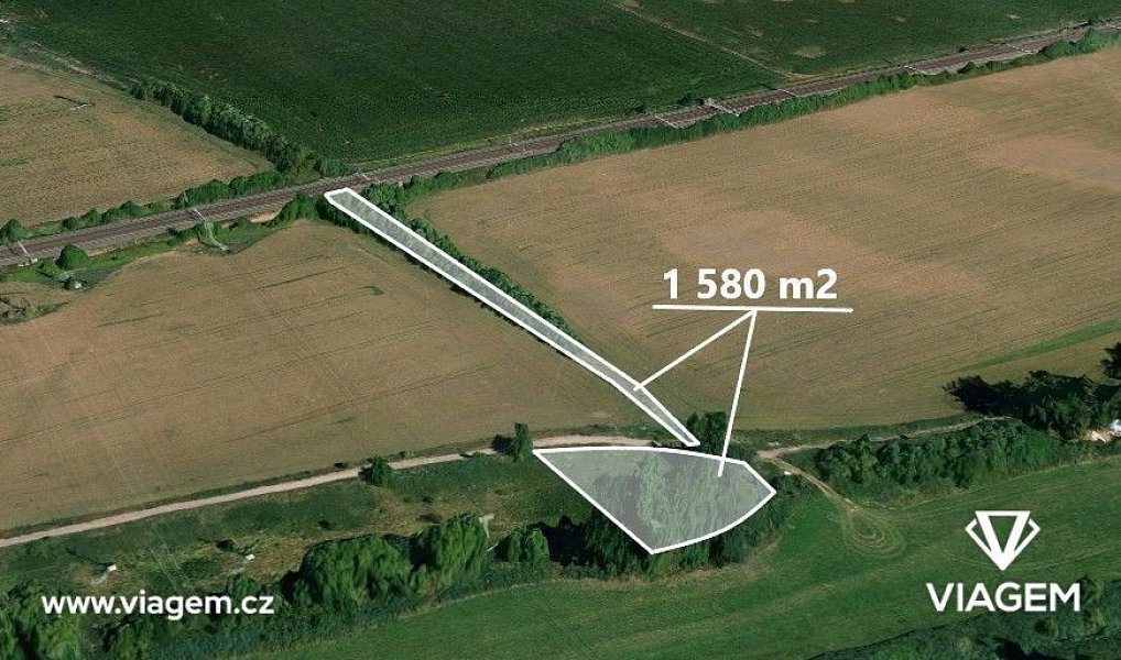 Prodej pole 1 135 m², Český Brod – náhled fotky 5