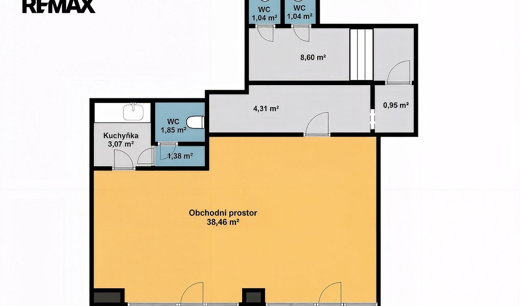Pronájem obchodních prostor 60 m², Ostrava – náhled fotky 3