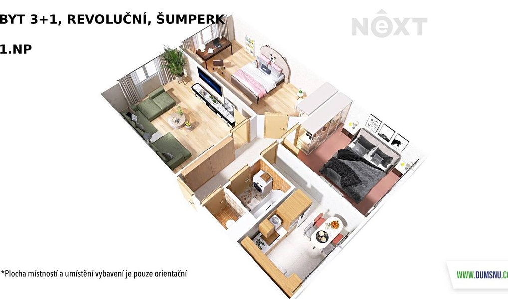 Prodej bytu 3+1 74 m², Šumperk – náhled fotky 20