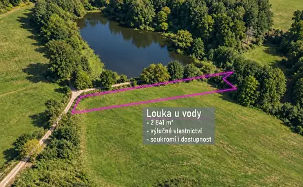 Prodej louky 2 841 m², Blažejov - Oldřiš, okres Jindřichův Hradec