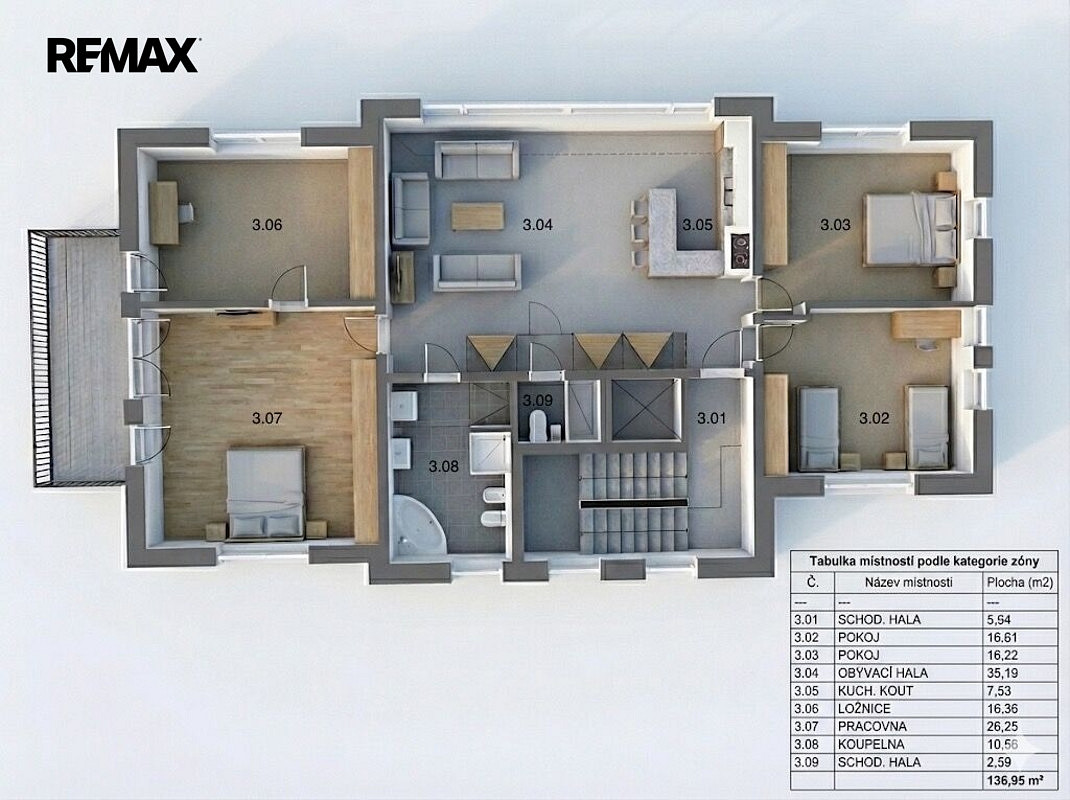 Pronájem bytu 5+kk 136 m² – fotografie 3