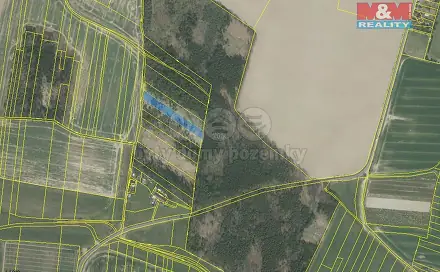 Prodej lesa 3 630 m², Stehlovice, okres Písek