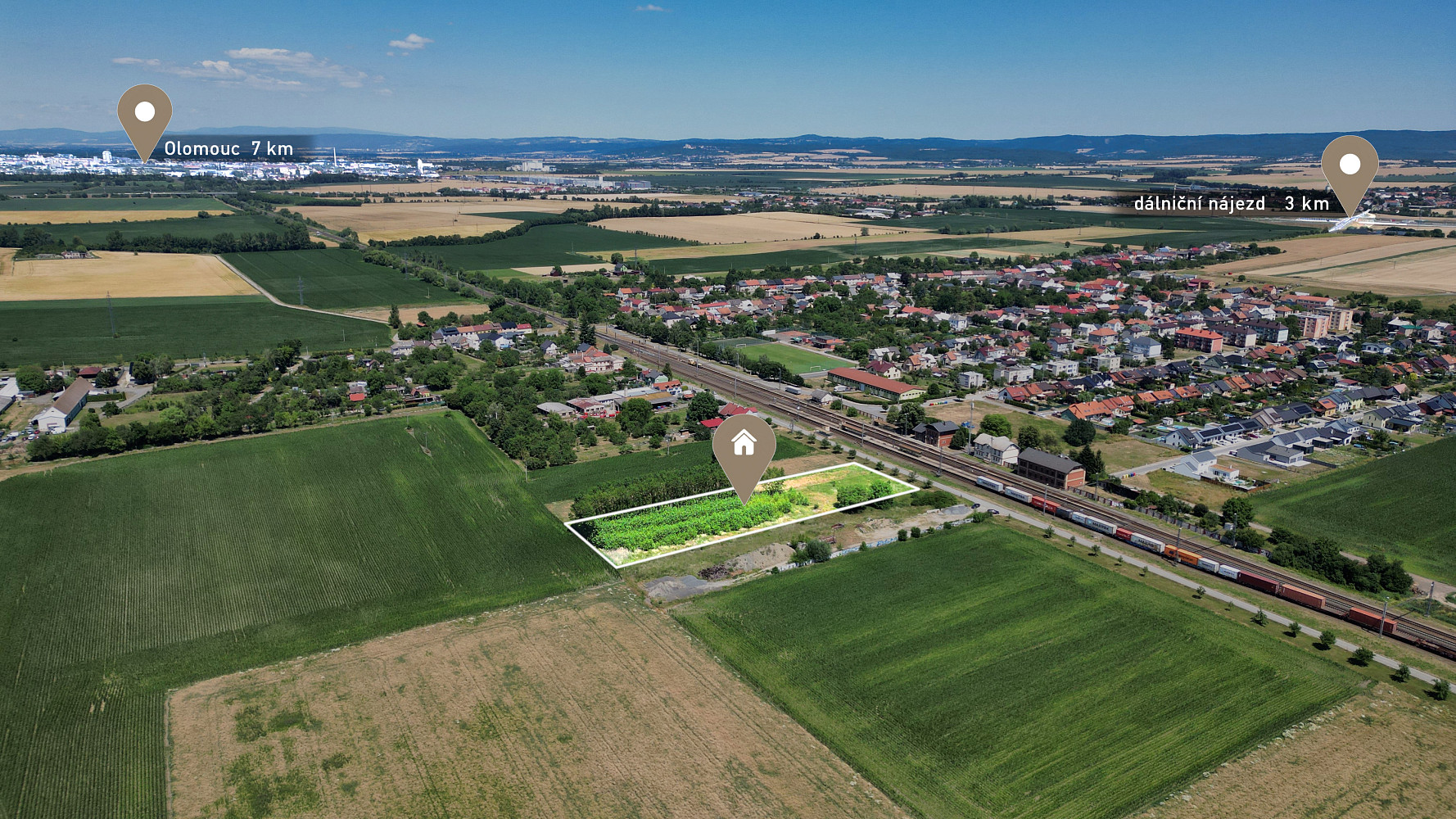 Prodej komerčního pozemku 5 439 m² – fotografie 3