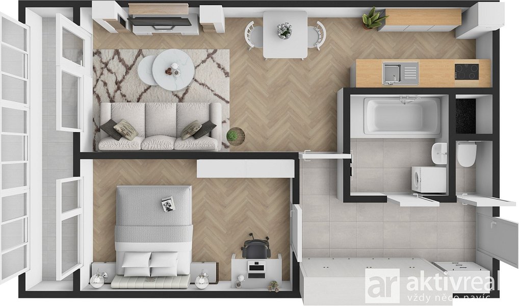 Prodej bytu 2+kk 43 m², Neratovice – náhled fotky 18