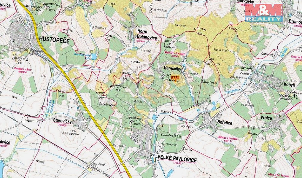 Prodej pole 1 211 m², Němčičky – náhled fotky 5