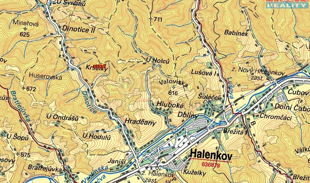 Prodej lesa 3 244 m², Halenkov – náhled fotky 9