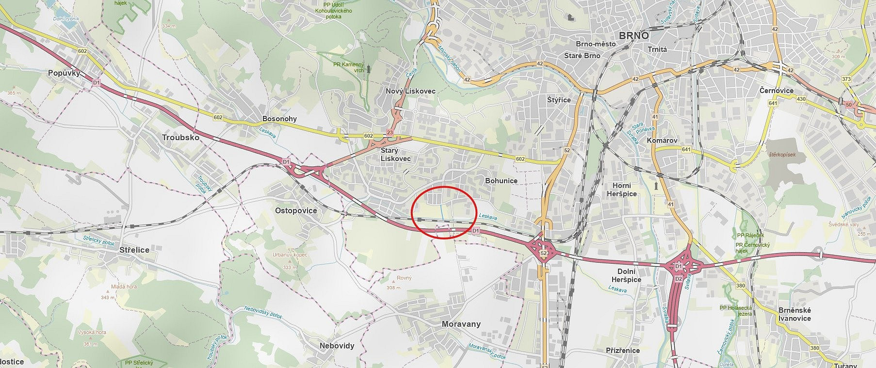 Prodej komerčního pozemku 1 713 m²