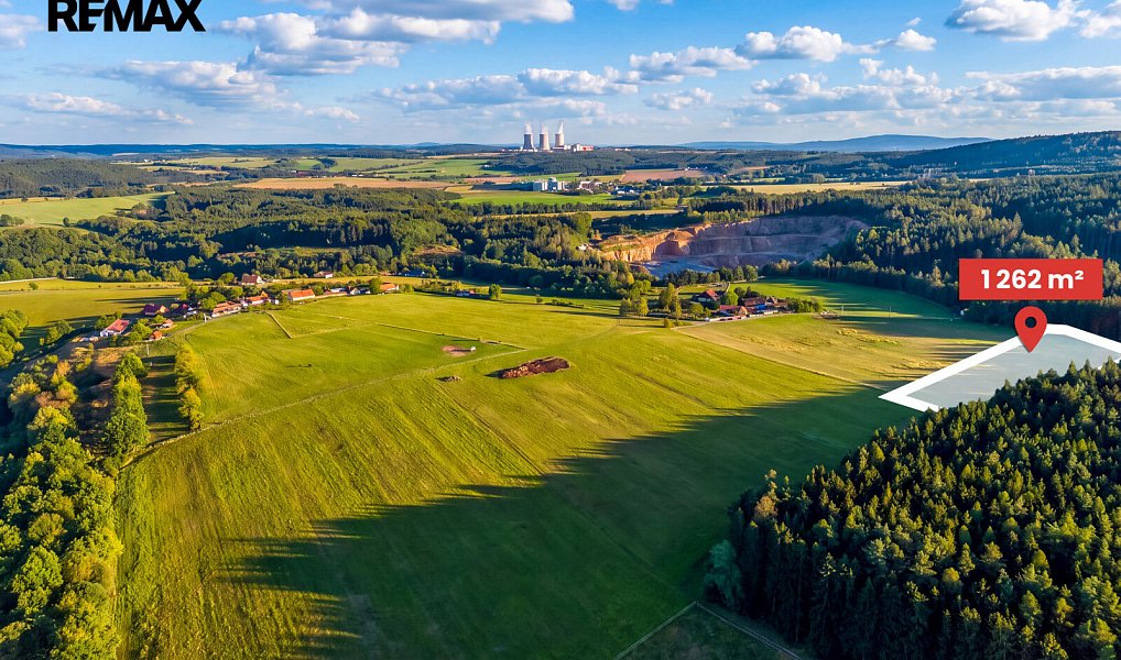 Prodej stavebního pozemku 1 262 m², Albrechtice nad Vltavou – náhled fotky 2