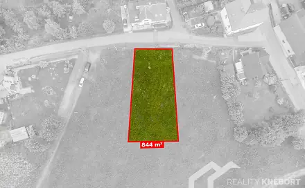 Prodej stavebního pozemku 844 m², Hasičská, Hrádek nad Nisou - Dolní Sedlo, okres Liberec