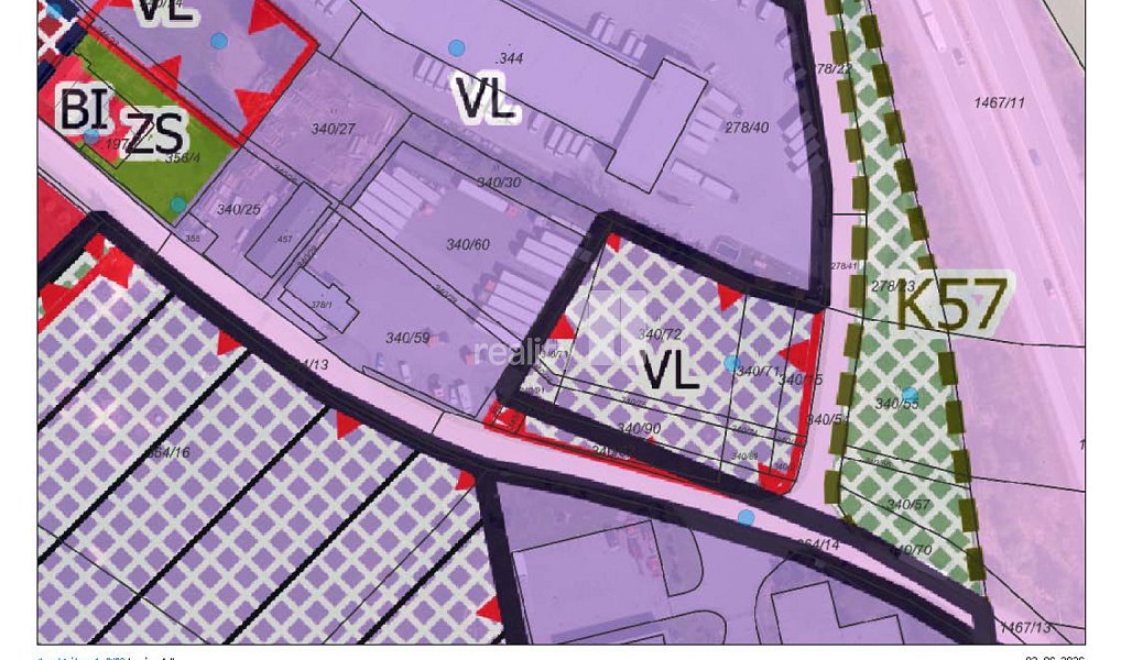Prodej komerčního pozemku 2 833 m², Jiřice – náhled fotky 9