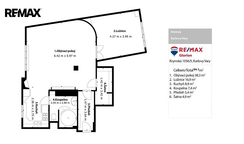 Prodej bytu 2+kk 86 m², Karlovy Vary – náhled fotky 5