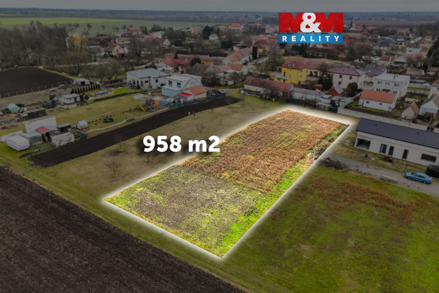 Prodej stavebního pozemku 958 m²