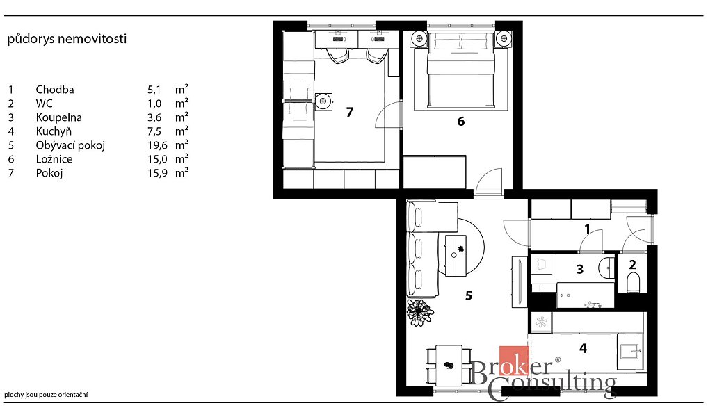 Prodej bytu 3+1 70 m², Chrudim – náhled fotky 8
