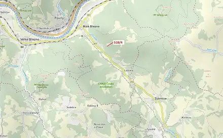 Dražba lesa 169 m², Malé Březno