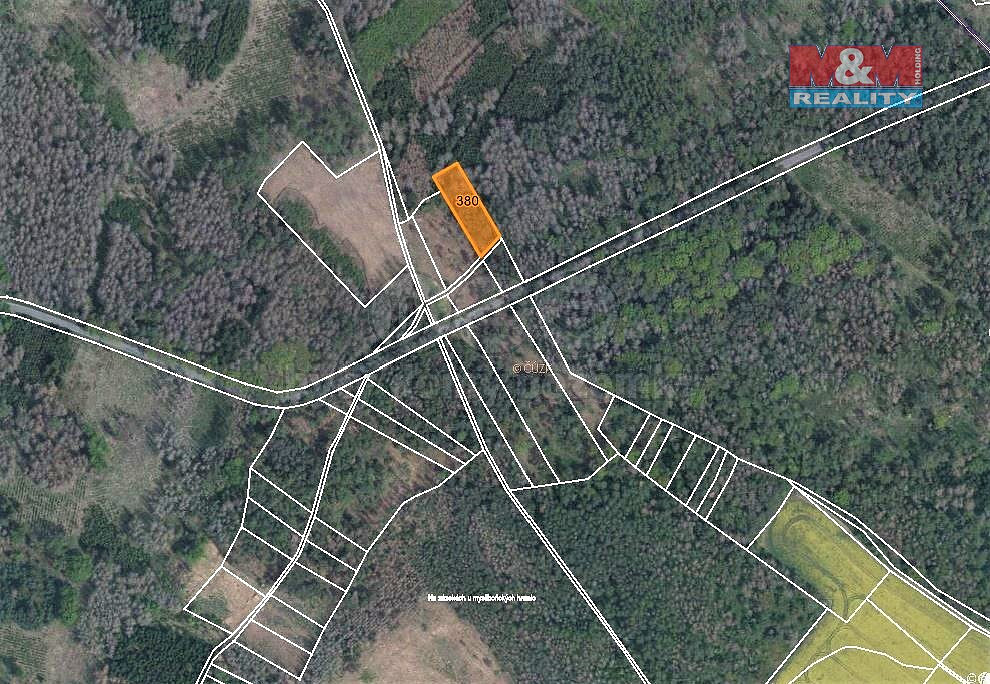 Prodej lesa 1 396 m²
