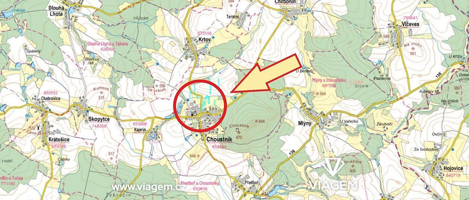 Prodej pole 3 888 m² – fotografie 3