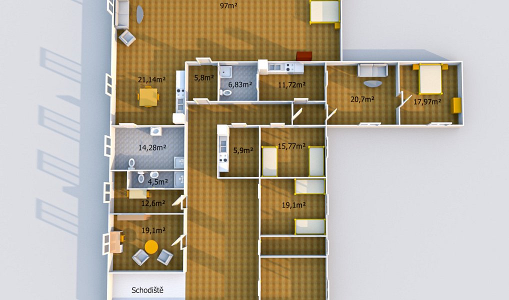 Prodej obchodních prostor 1 100 m², Černošín – náhled fotky 3