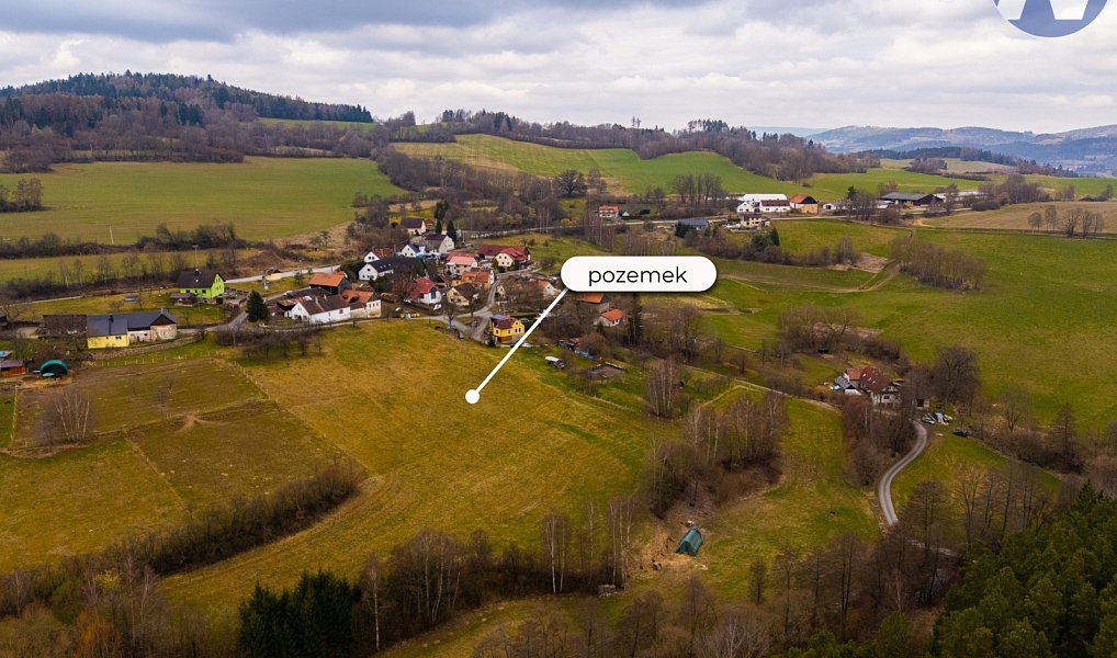 Prodej stavebního pozemku 9 772 m², Bošice – náhled fotky 3